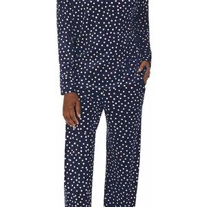 Navy Polka Dot Pajama Set